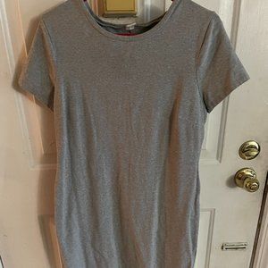 Old Navy Grey T-shirt Dress LG